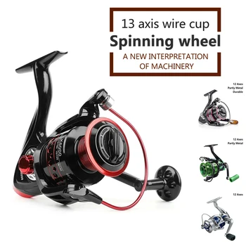 

Fishing Reels Spinning Reel Carp Fishing Reel Fishing Accessories Sea Feeder Coil Fixed Spool Baitcasting Reel for Rod Saltwater