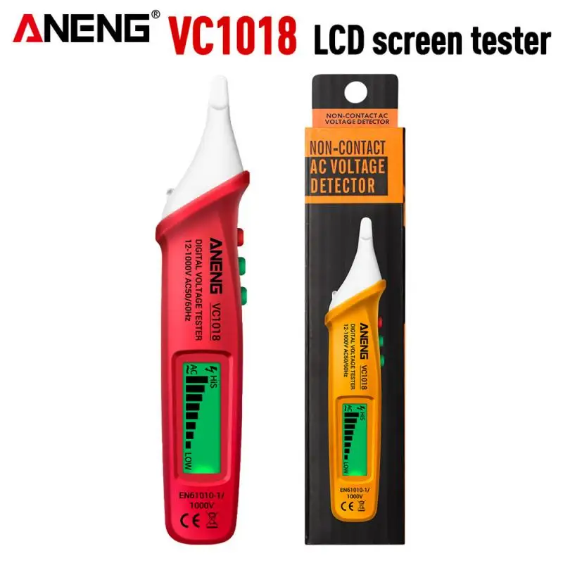 New Electric Indicator Digital Test Pencil AC 12V-1000V Tester Sensor LCD Display Voltage Detector Pen Electrician | Инструменты