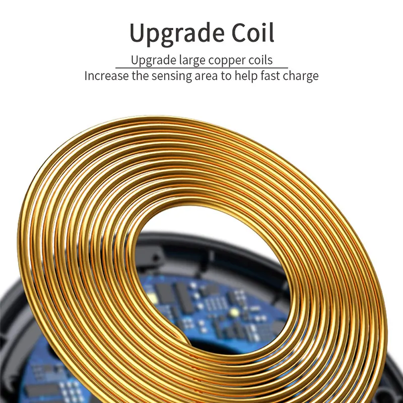Essager 10W Qi Drahtlose Ladegerät Für iPhone 11 Pro Xs Max X Xr 8 Induktion Schnelle Drahtlose Auf