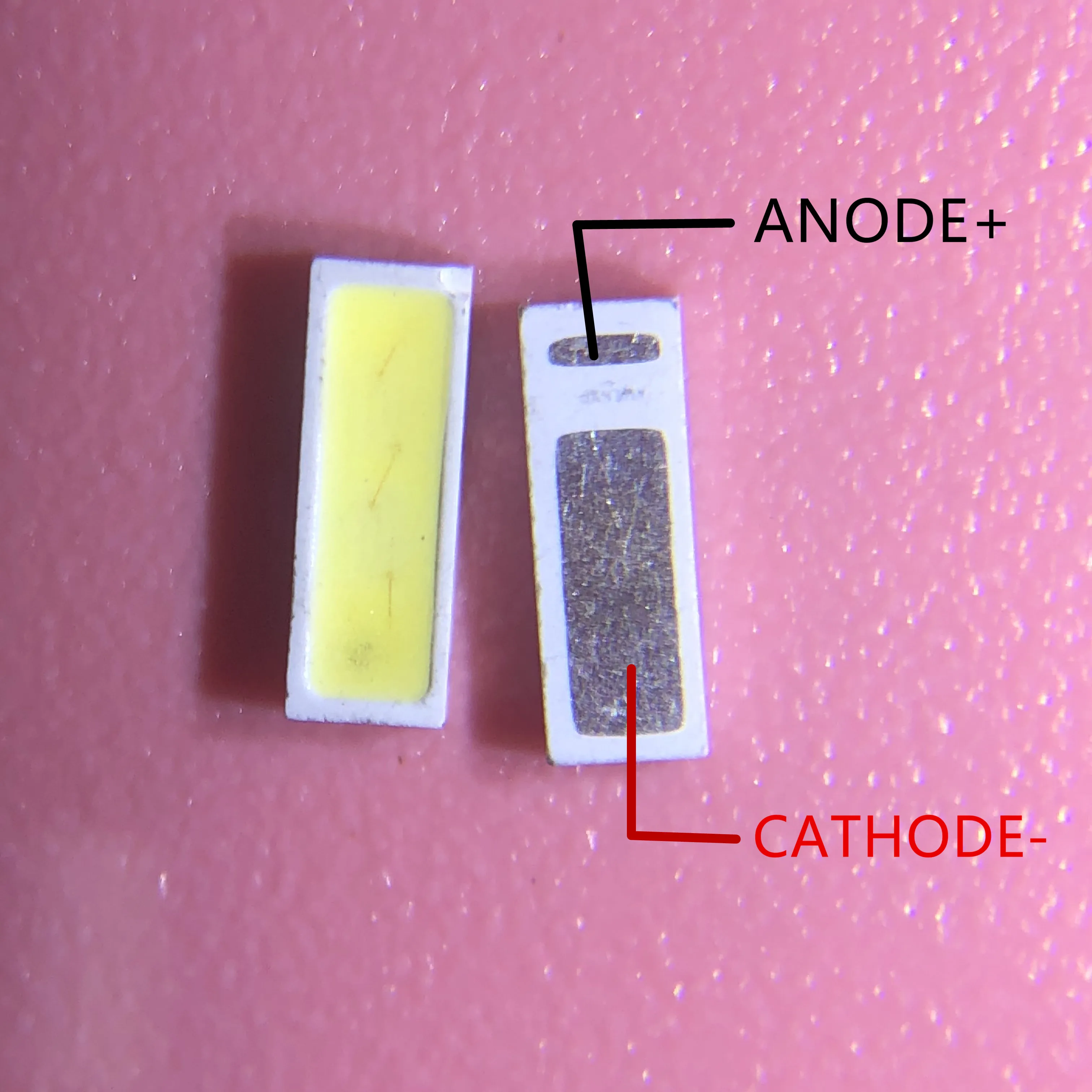20 шт./лот 4020 4014 SMD светодиодные бусины Холодный белый 1 Вт 6В 150мА для