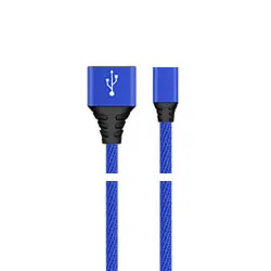 For iPhone Blue USB кабель 3A USB быстрая зарядка флэш-зарядное устройство кабель для Android type C IP Xiaomi Redmi K20 huawei Nova OPPO VIVO интерфейс устройства - Цвет: For iPhone Blue