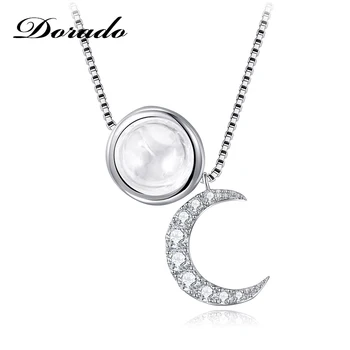 

Dorado 925 Sterling Silver Necklaces AAA Zircon Pendant Necklace 925 Sterling Silver Clasp Jewelry for Women