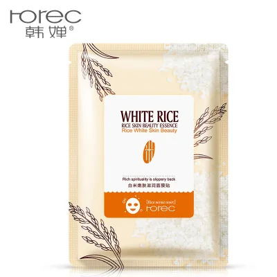 

10Pcs Horec Rice Skin Beauty Facial Mask Whitening Nourishing Moisturizing Face Mask Oil Control Brighten Mask Skin Care