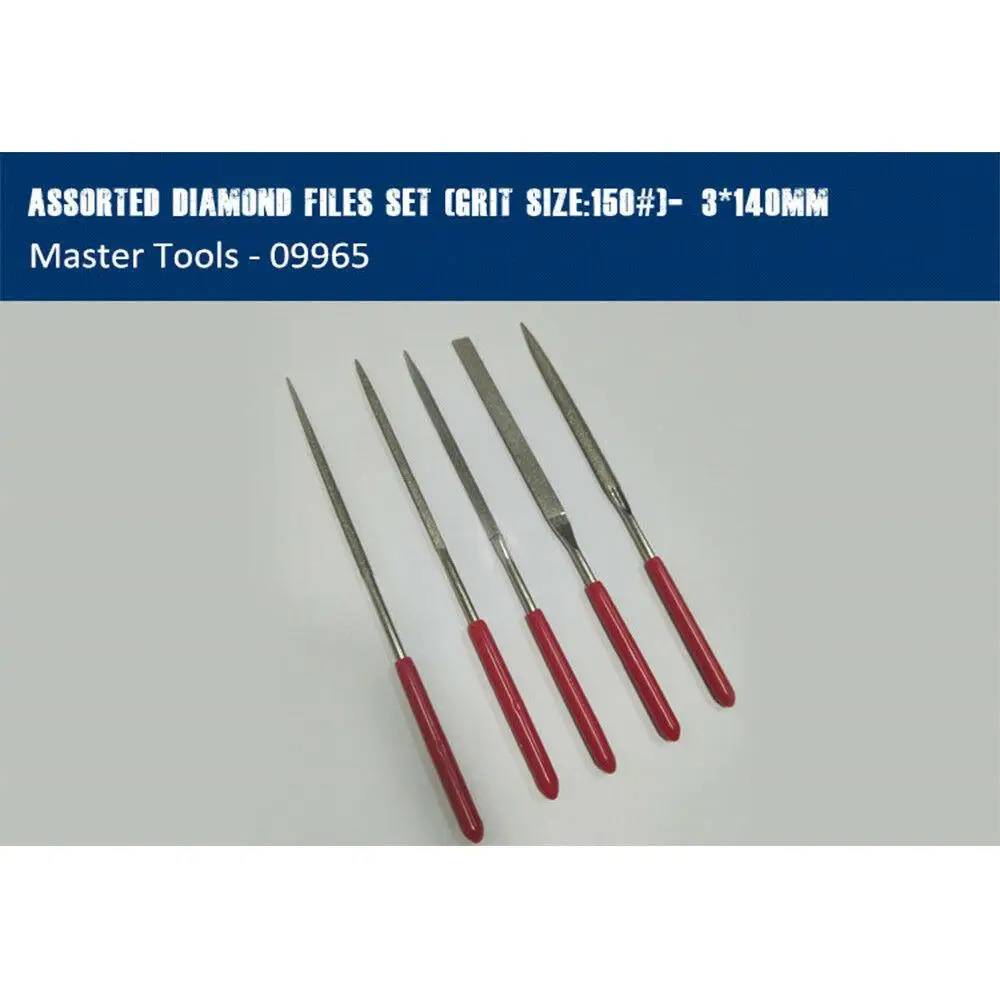 Master Tools 09965 Set Di Lime Diamantate Per Trombettista Hobby Craft Hand Tool Grit 150 #