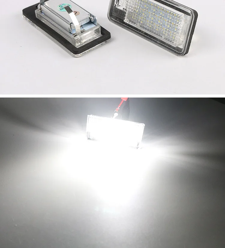 Напрямую от производителя, Подходит для AUDI Audi A3S3A4S A6C6A8S8Q7LED, декодирование номерного знака не сигнализация