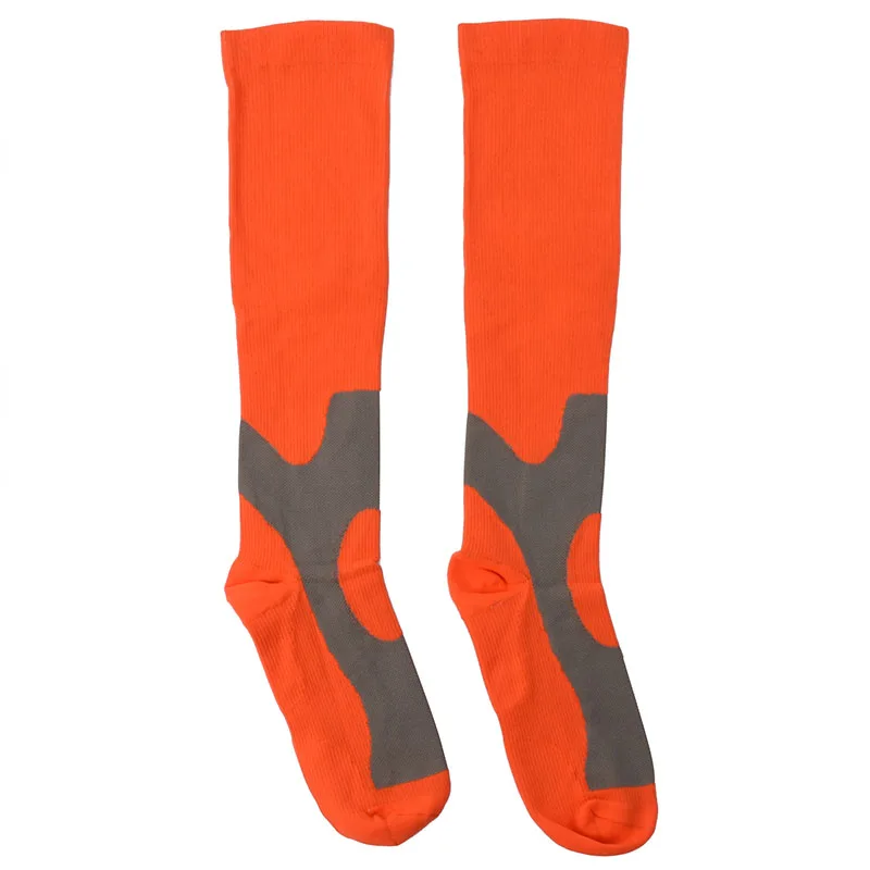 Новинка, мужские и женские эластичные носки для ног, 6 цветов, Компрессионные носки по колено, теплые мягкие длинные носки для сноуборда