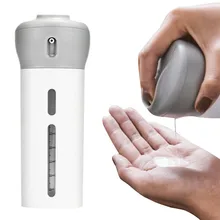 Серый 4-в-1 для малыша от шампуня во время путешествия диспенсер Портативный герметичные поворотный бутылки для розлива Эмульсия розлива