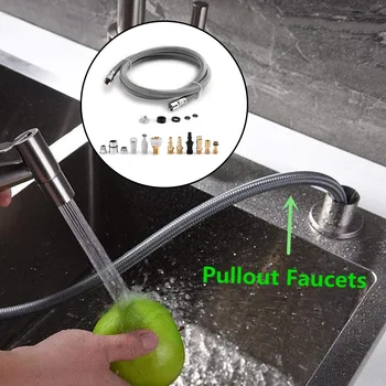 

Quick Connector Accessory Easy Install Universal Adapter Faucet Replacement Tube Set Home Kitchen Bathroom Pipe Anti Leakage