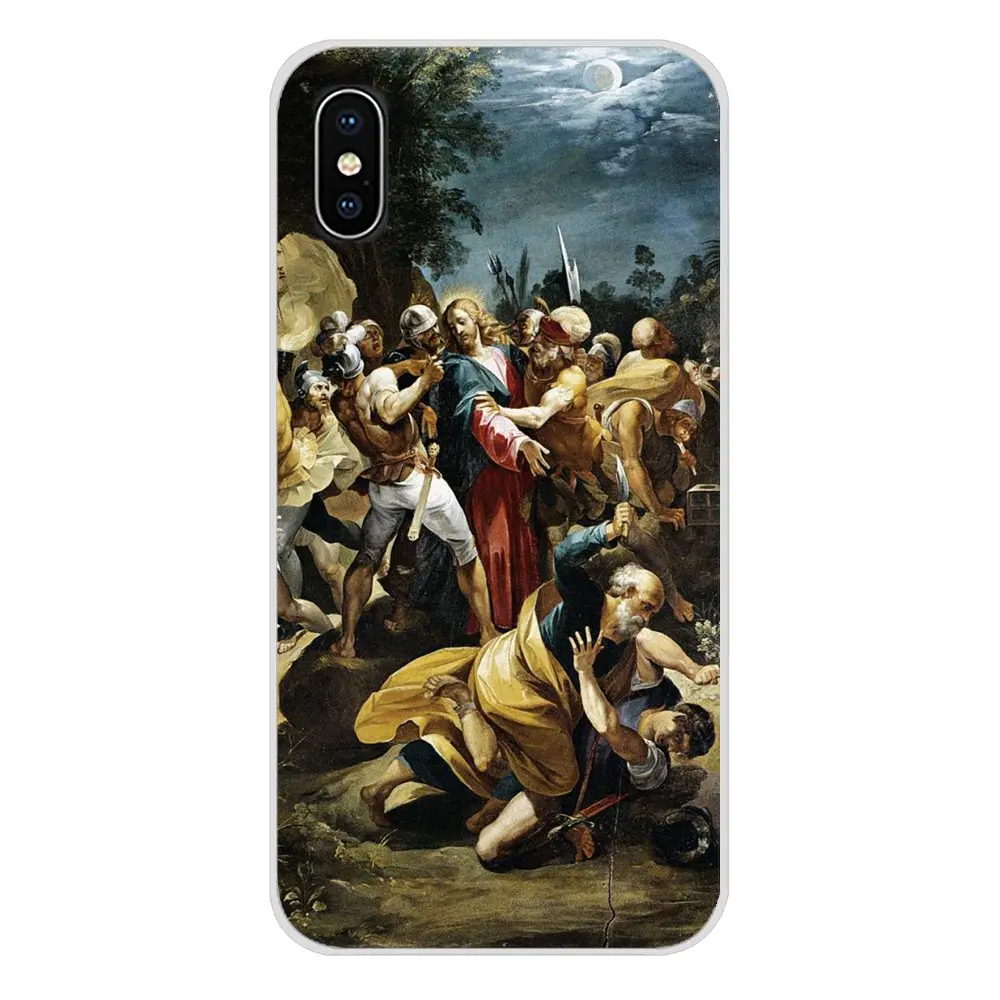Для Apple IPhone X XR XS 11Pro MAX 4S 5s 5C SE 6S 7 8 Plus ipod touch 5 6 защитный чехол для телефона Caravaggio душа и крови - Цвет: images 9
