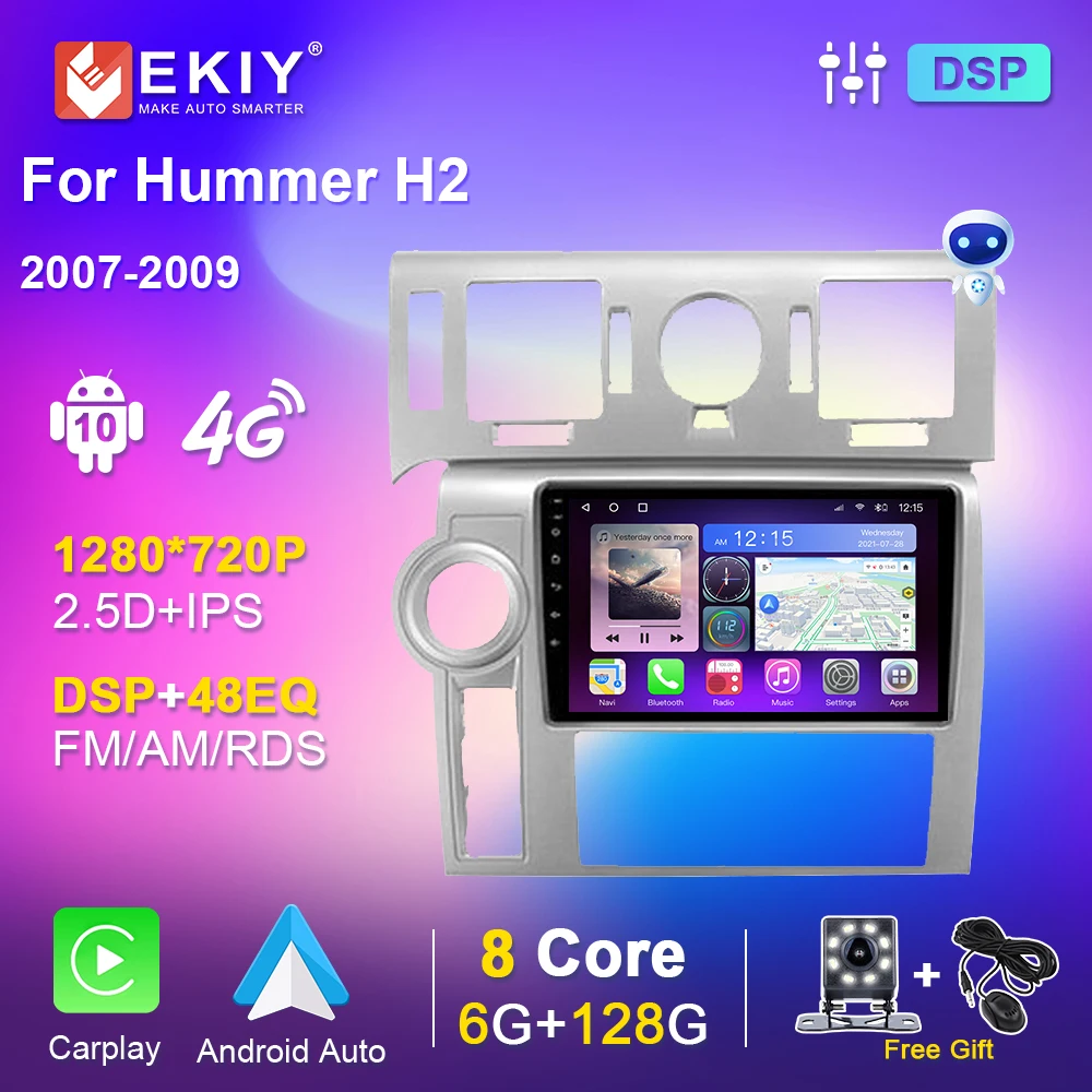 Умная Автомагнитола Android 10 0 для Hummer H2 2007 2008 2009 автомобильное радио мультимедийный