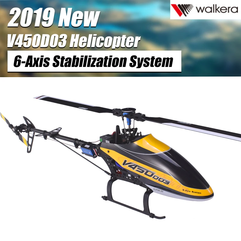 Walkera V450D03 6CH 3D Fly 6-осевая стабилизация Системы с одним лезвием профессионального пульт дистанционного управления Управление вертолет