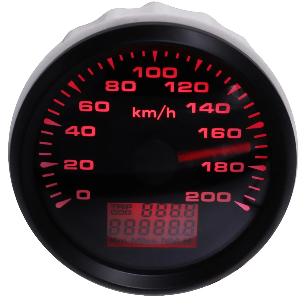 1 шт. авто и морской 0 200 км/ч Водонепроницаемый GPS измеритель скорости ЖК дисплей