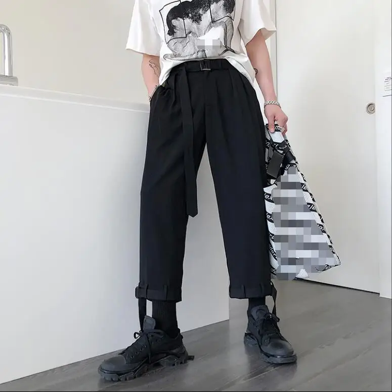 11 S-6XL! черные мужские брюки девять повседневных корейских моделей joker trend свободные мужские весенние и летние тонкие - Цвет: 11
