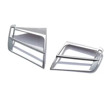 

ABS Matte Chrome Air Condition Outlet Vent Frame Trim For BMW X5 f15 X6 F16 2014 2015 Accessories Car Styling left hand drive