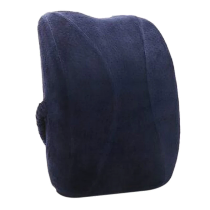 Memory Хлопок Подушка офисный Поясничный Подушка на спинку стула машинный Поясничный подушка, подушка пояс на талии подушка синий