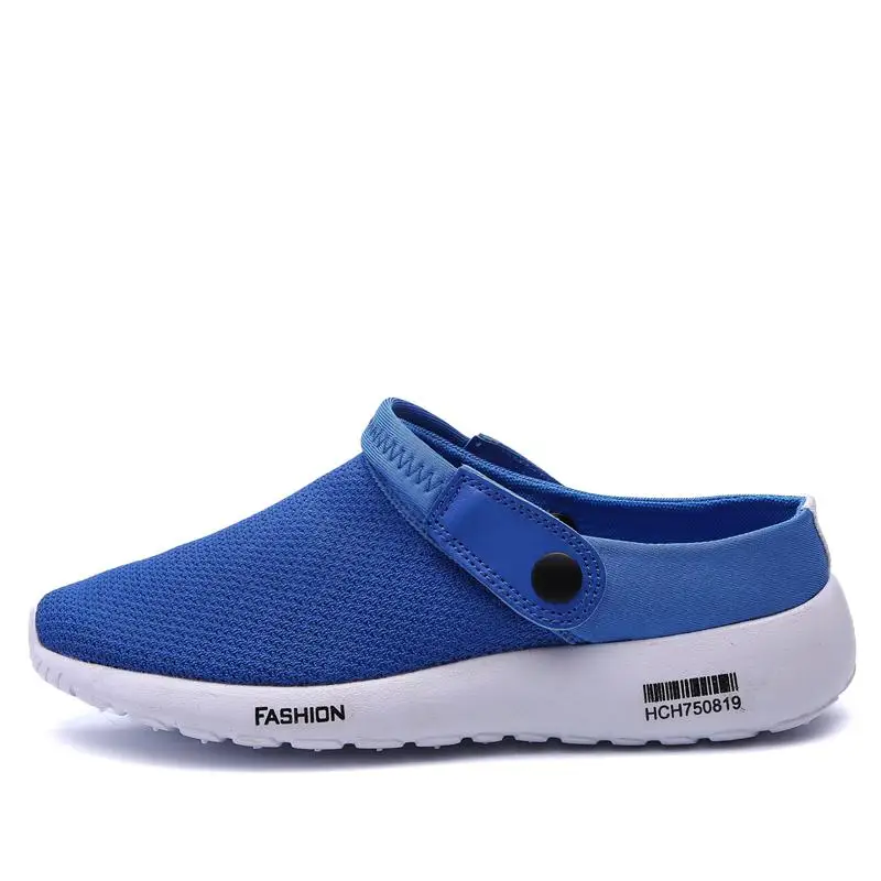 Original Classic Clogs Garden Flip Flops Water Shoes Men Summer Beach Aqua Slipper Outdoor Anti-slip Sandals Gardening Shoes - Цвет: Синий