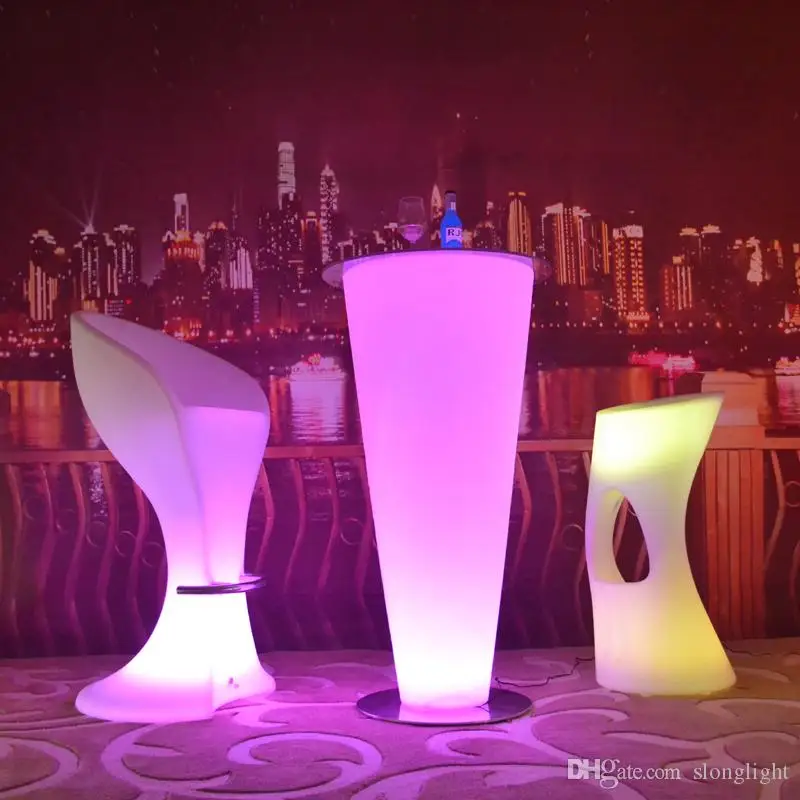 Водонепроницаемый светодиодный светильник высотой 110 см, яркий светодиодный светильник для коктейлей и бара, заряжаемый для помещений и улицы