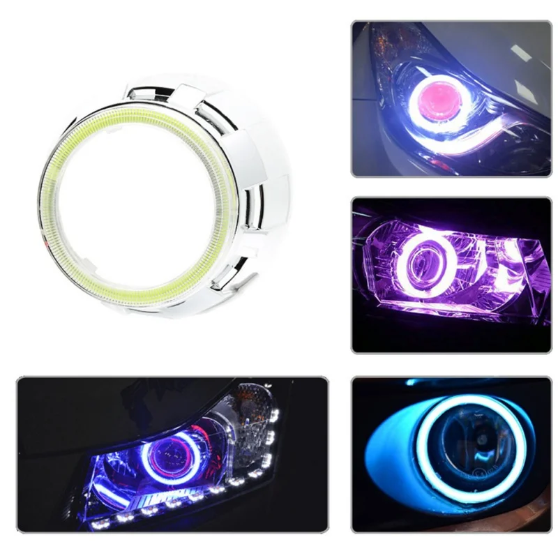 

1pair Car Angel Eyes Led Car Halo Ring Lights Led Angel Eyes Headlight COB for Car Auto Moto Moped Scooter Motorcycle 9V~12V