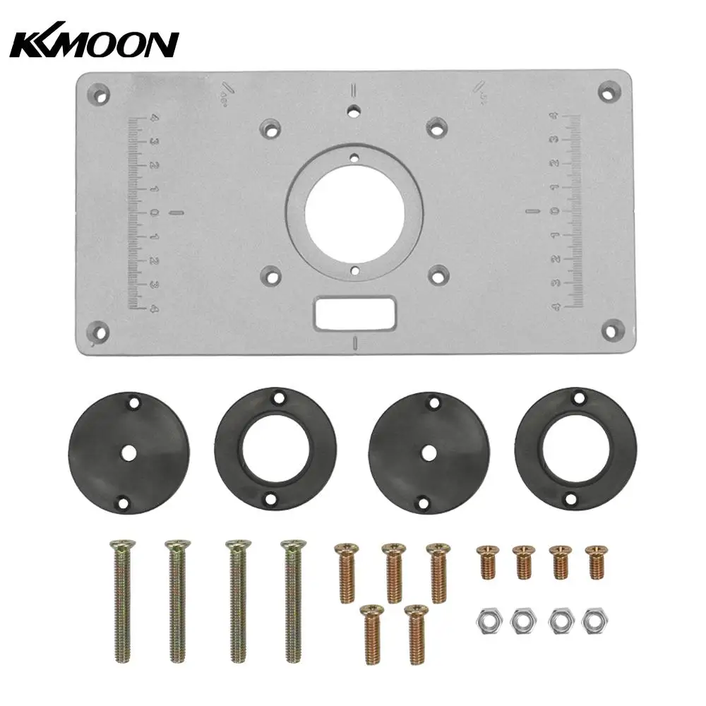 

Multifunctional Aluminum Alloy Router Table for Woodworking Benches Insert Plate Carpenter Trimming Machine