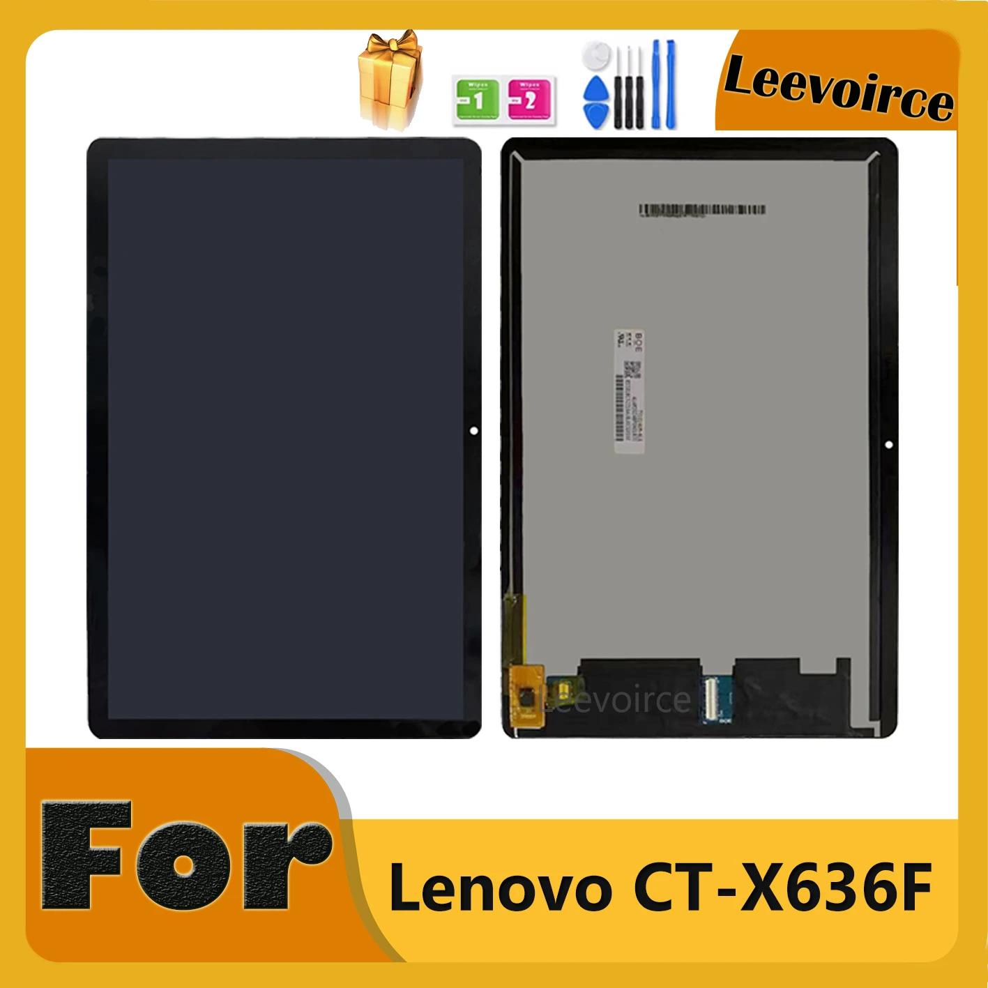 Original 10.1" For Lenovo Chromebook Duet CT X636F CT X636N X636 LCD