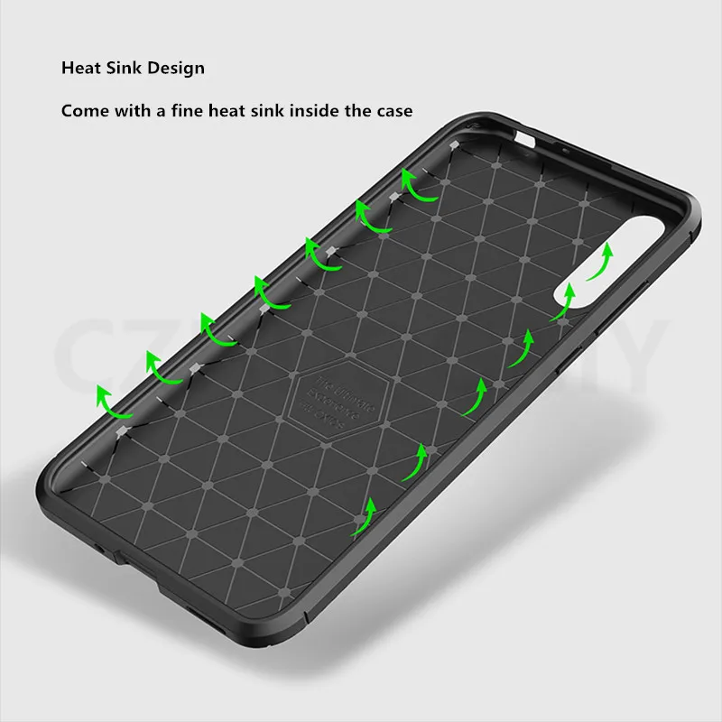 10 шт./лот, тонкий чехол из углеродного волокна для huawei Honor Play 3 20 Pro 20S Nova 5T P Smart Z Enjoy 10 Plus Y9 Prime, мягкий чехол