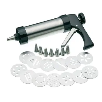 

Cookie Biscuit Press Decorating Gun Sets for Cake Decorating Stainless Steel