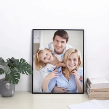 Европейский стиль металлический плакат фоторамка портретная фоторамка настенная простая тонкая хороший подарок для дома 40*30 см