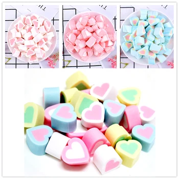 

Sugar Candy Beads Charms For Slime Fluffy Polymer Clay Molds Putty Playdough Tools DIY Lizun Slime Accessories Anti Stress Mud