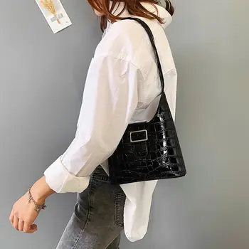 

Women Shoulder Bag Pu Leather Solid Messenger Bag Ladies Casual Shoulder Bag Female Travel Handbag Sac Main Femme 2019