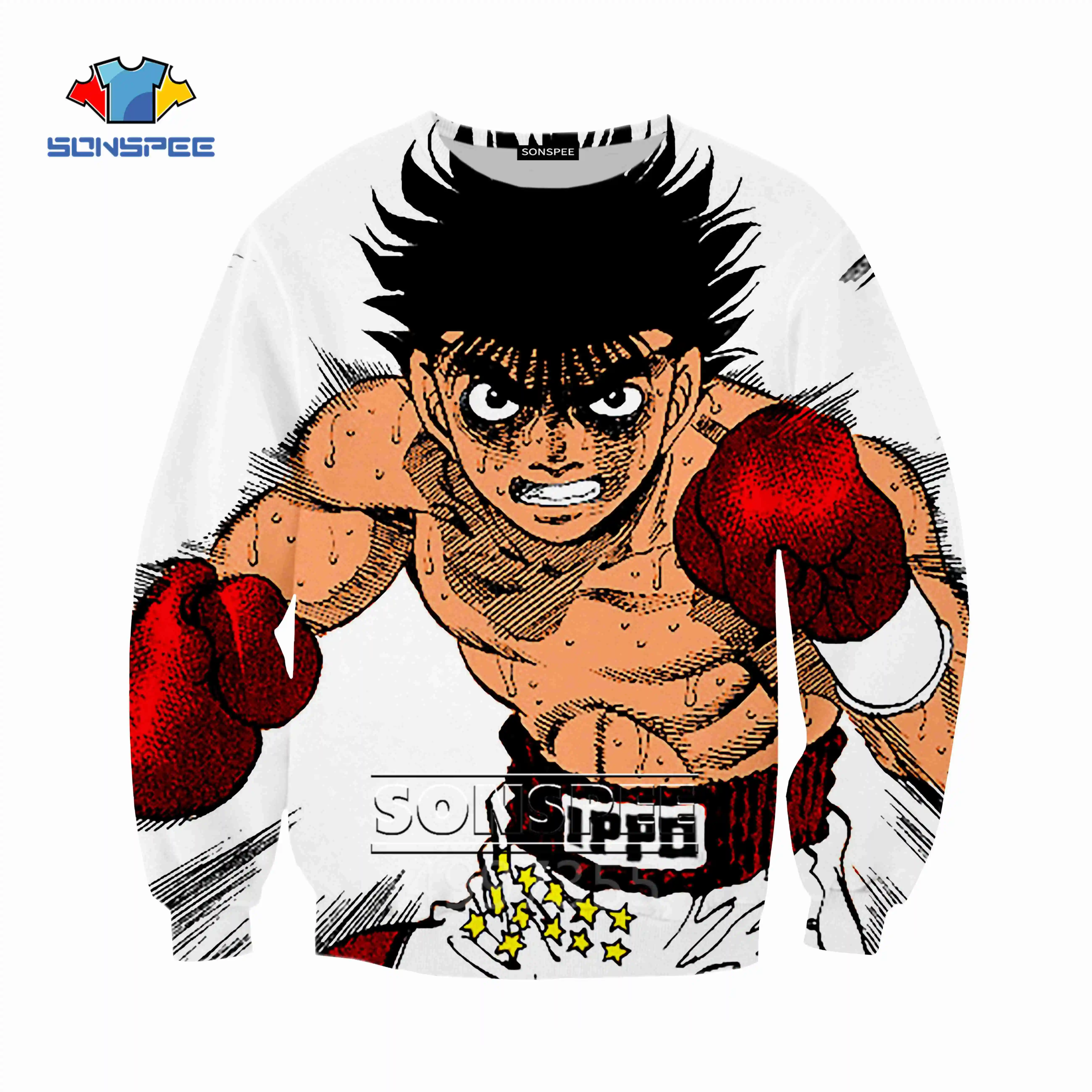 SONSPEE Hajime No Ippo Harajuku детские толстовки с 3D принтом детская одежда для мальчиков и девочек-подростков Топы, пуловер с длинными рукавами SW119