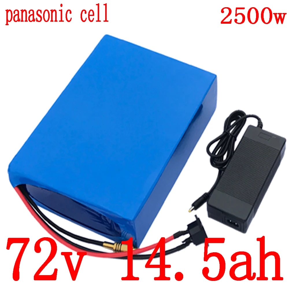 Limited Chance of  72v lithium battery pack 72V 15AH lithium ion electric bicycle battery use panasonic cell 72V 2000W