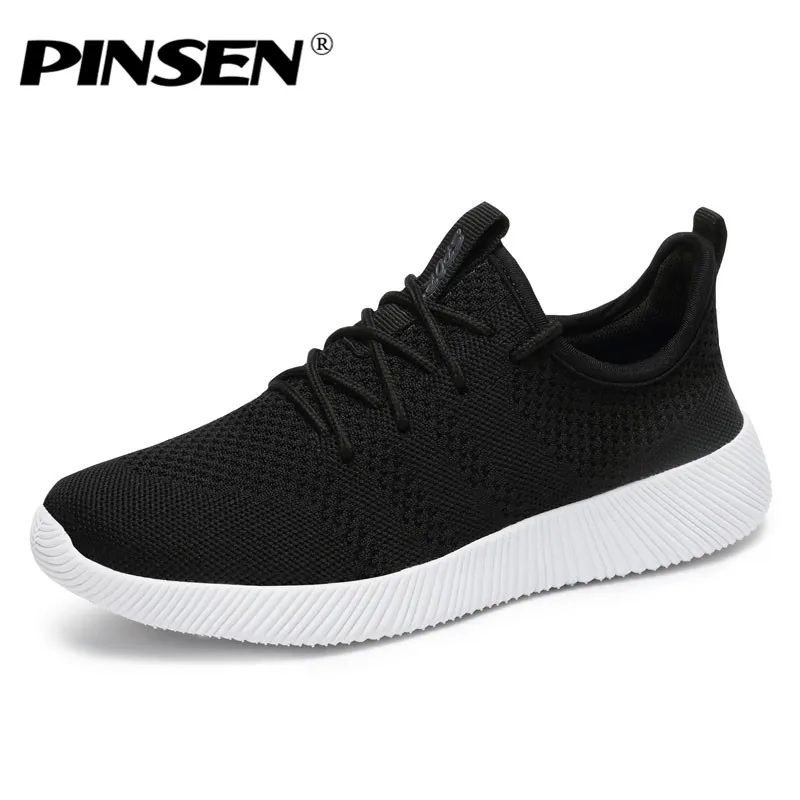

PINSEN New Fashion Women Shoes Breathable Mesh Summer Shoes Woman Lace-up Outdoor Sneakers Flats Ladies Shoes zapatillas mujer