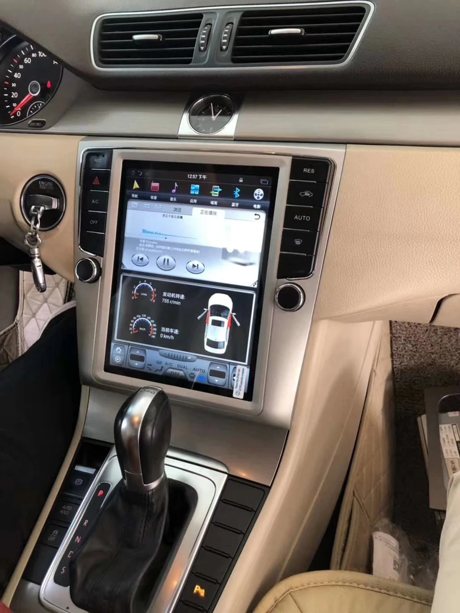 10," вертикальный ips экран Автомобильный Радио плеер для VW Passat CC 2012 2013 gps PX6 tesla carplay головное устройство Android 8,1 Автомобильный мультимедийный