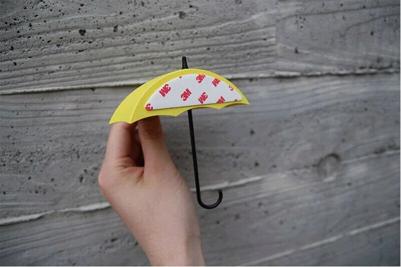 Поставка напрямую от производителя Креативный зонтик «сделай сам» сильный крюк для хранения украшения дома настенные наклейки крюк