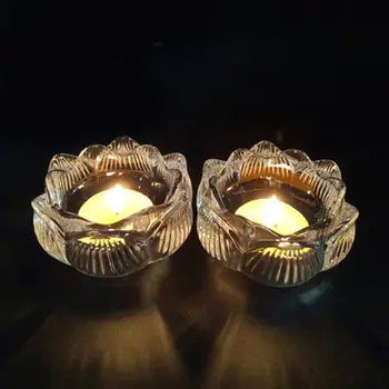 

Transparent DIY Ashtray Mold Lotus Candle Holder Storage Box Mould Flower Pot