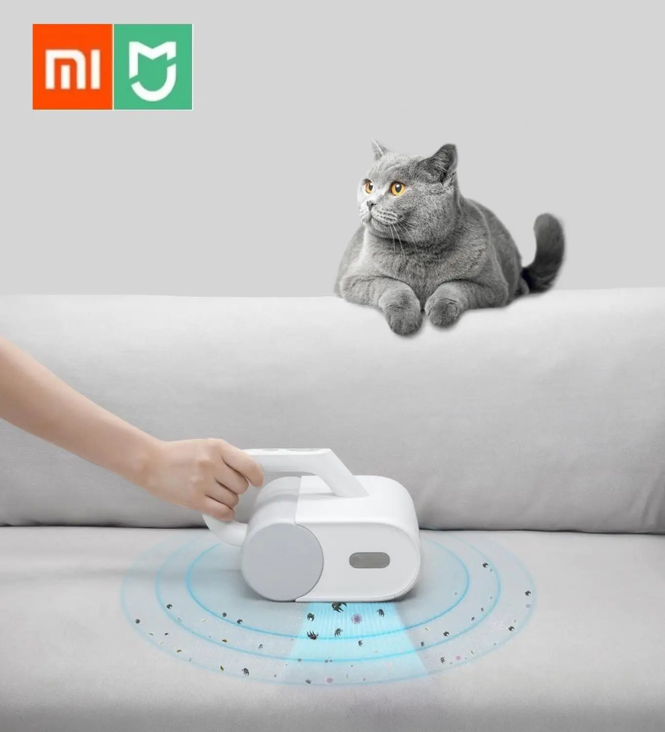 Xiaomi MIJIA Беспроводной клещи УФ-пылесос Бытовая кровать очиститель ручной 16000Pa небольшая ультразвуковая клещи машина для очистки
