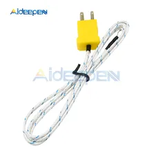 Longueur de Test de type K de 100cm, 1 mètre de fil, thermomètre, capteur de Thermocouple, câble de Test, ligne de 1M pour multimètre de Thermostat