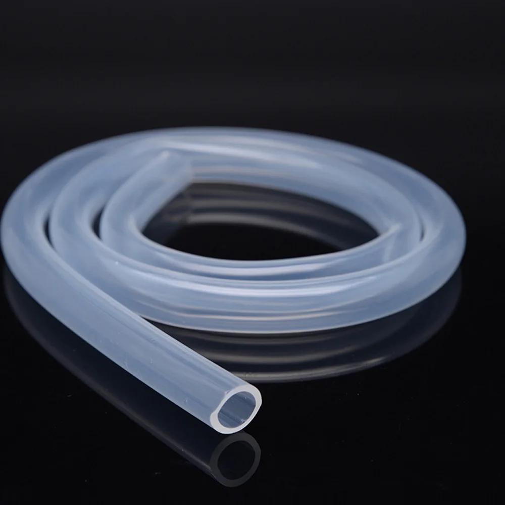 5M Long Outer Dia 3mm 4mm 5mm Food Grade Transparent Silicone Soft Tube Hosepipe 
