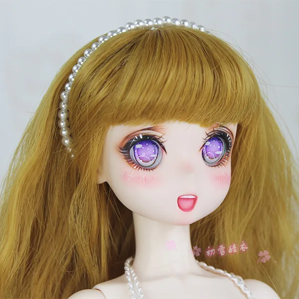1/6 1/4 1/3 BJD аксессуары кукла полусферический глазный шар пластиковый мультфильм глаз для BJD/SD, не включает кукольную голову и другие E2553