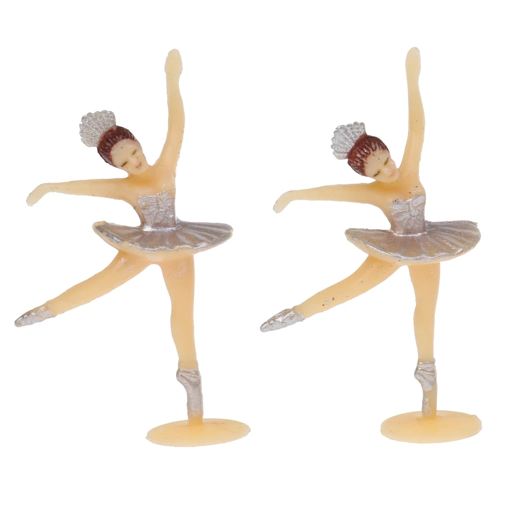 12pcs Mini Ballerina Dancing Girl Baby Shower Favors Party Table Decor Supplies