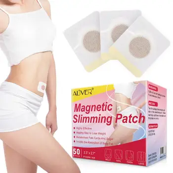 

50 Pcs/box Slimming Patches Navel Patch Body Wraps Weight Loss Fat Burning Fat Burning Navel Parches Paste Stickers Keep Fit