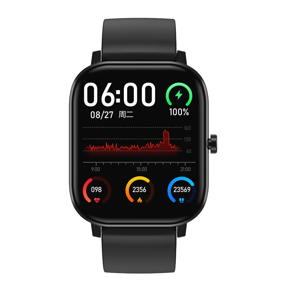 Водонепроницаемые спортивные Смарт часы с монитором 1 54 дюйма пульсометром и