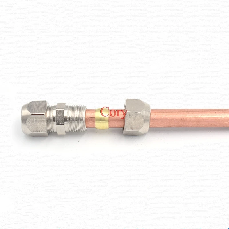 Ferrete In Ottone Per Raccordi A Compressione, 25 Pezzi, Per Tubi Da 1/8" OD