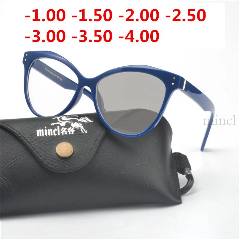 

2019 Spectacle Frame Cat Eyeglasses Frame Color Lens Women Eyewear Optical Frames Myopia Sun Photochromic Eyeglasses Frame NX