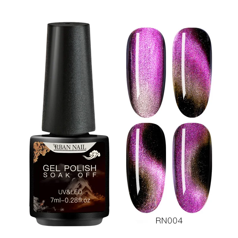 RBAN NAIL Гель-лак для ногтей с эффектом «кошачий глаз» лак 5D и 7D магнитный гель замочить от УФ гель-лака Лак с сильной магнитной доской - Цвет: BS05090