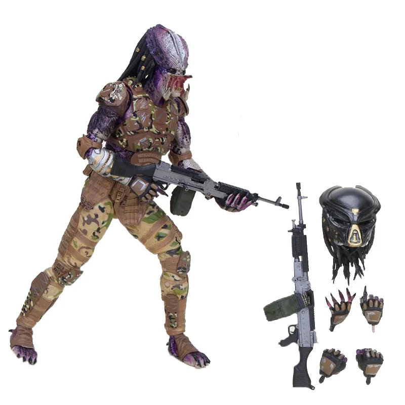 

20cm NECA Predator figure toy Hunter Predator Ultimate Emissary #2 7 Inch PVC Action Figure Model Toys Collectible Doll Gift