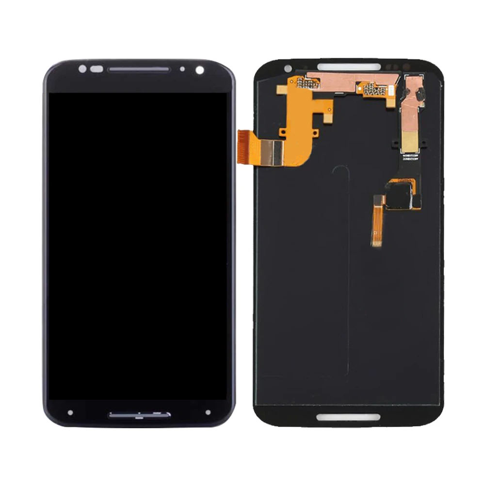 Для Motorola Moto X2 lcd кодирующий преобразователь сенсорного экрана в сборе для MOTO X2 Замена дисплея XT1085 XT1092 XT1095 XT1096