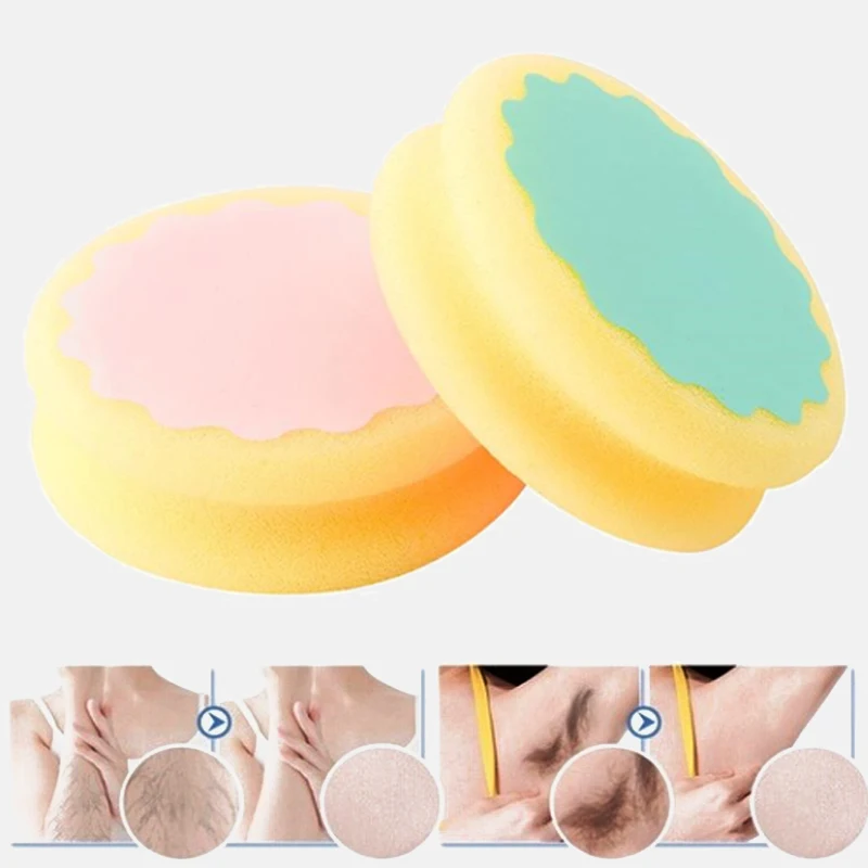Magic Painless Hair Removal Depilation Sponge Skin Exfoliating Bathing Sponge Popular Remove