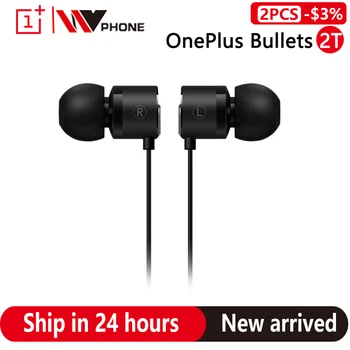 

Original OnePlus Bullets 2T Type-C Bullets 2t Earphones Wired headset with Mic For Oneplus 6T mobile Phone