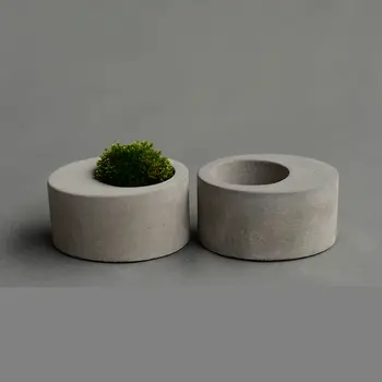 

Mini concrete flower pot mold oval design succulent plant container cement silicone mold molds for concrete